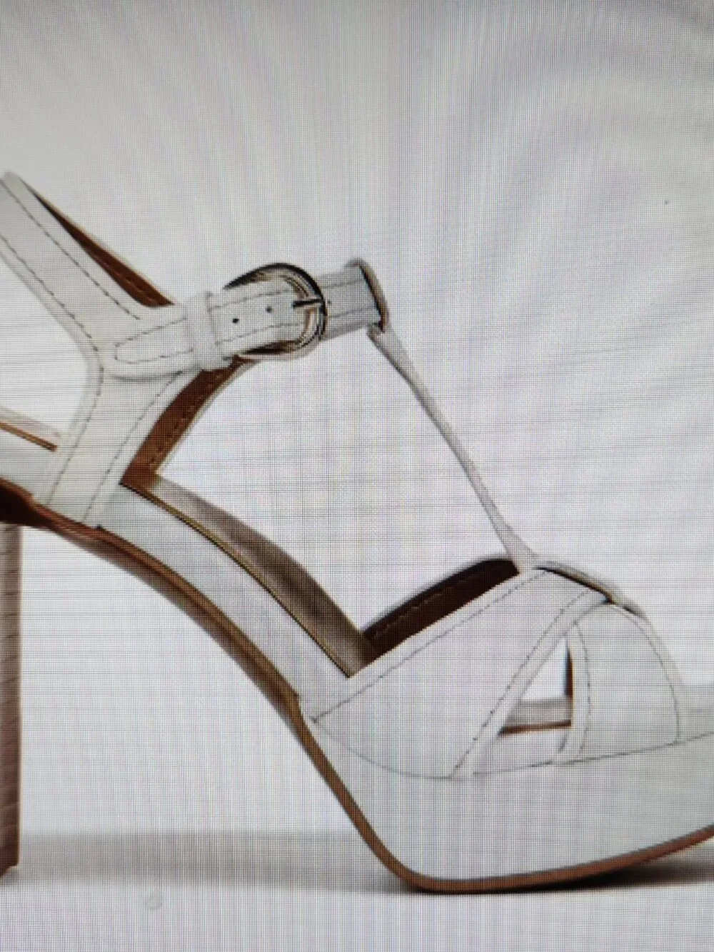Naturalizer White Leather 